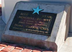 Blue Star Mothers Plaque
